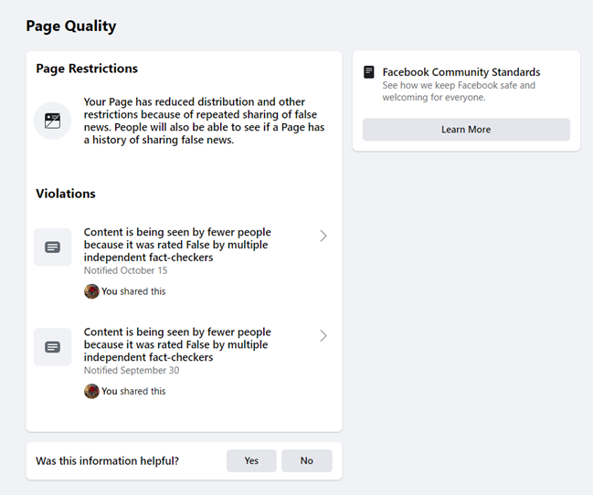 Fewer page views